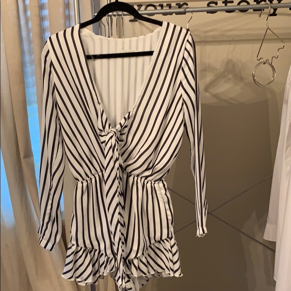 Romper.  Stripped. great condition Size M